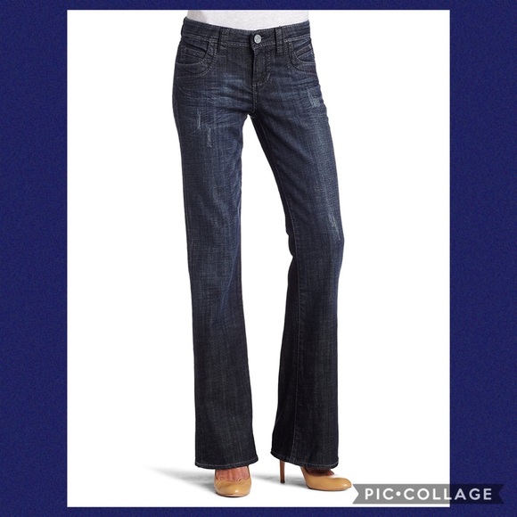 Kut from the Kloth dark wash boot cut jeans! - Picture 1 of 8